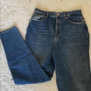 ASOS medium Wash Mom Jeans size 30x36